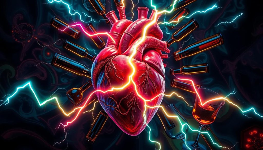 Alcohol-induced arrhythmias
