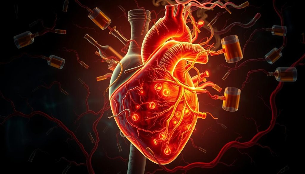Alcohol-induced cardiovascular complications