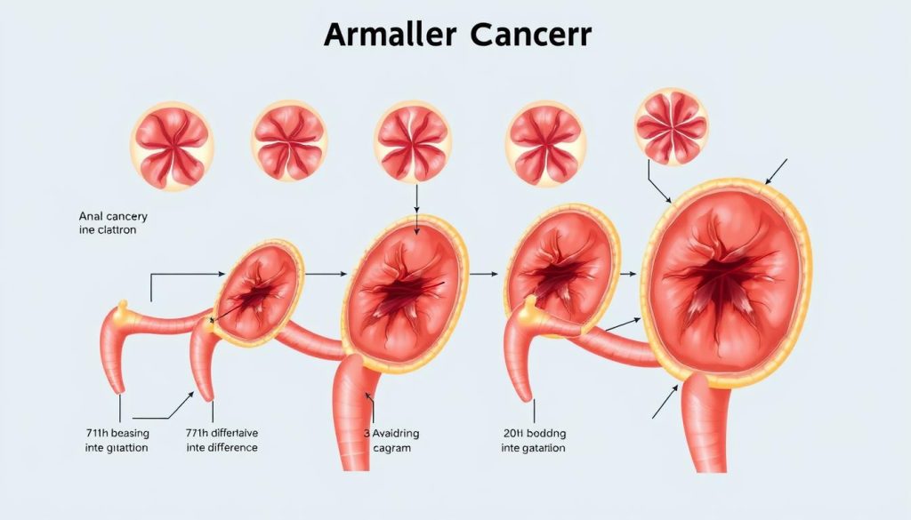 Anal Cancer Stages Diagram