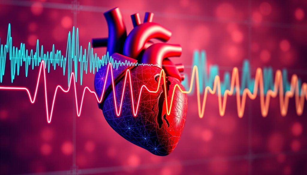 Atrial fibrillation heart rhythm