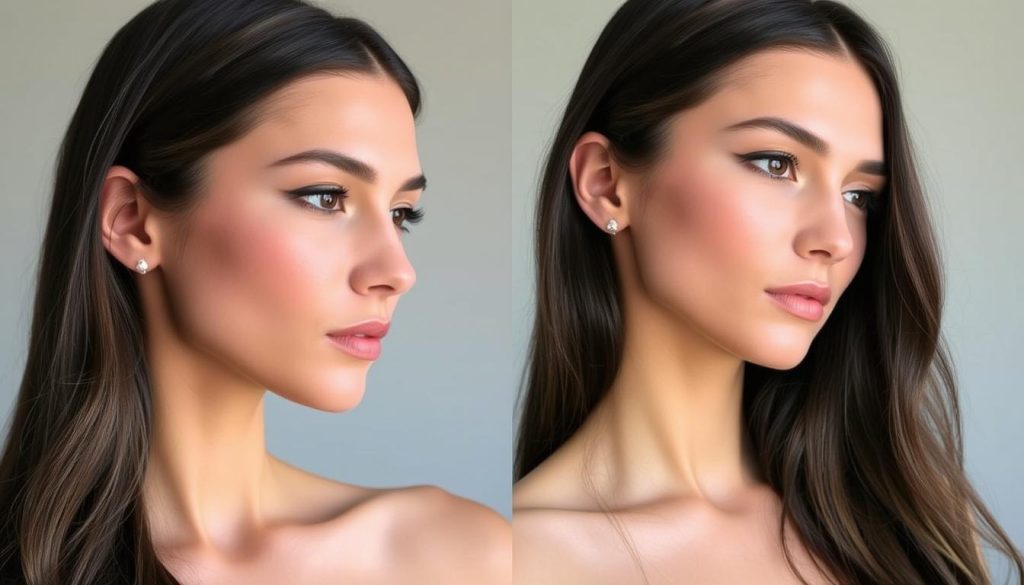 Bella Hadid before and after nose job