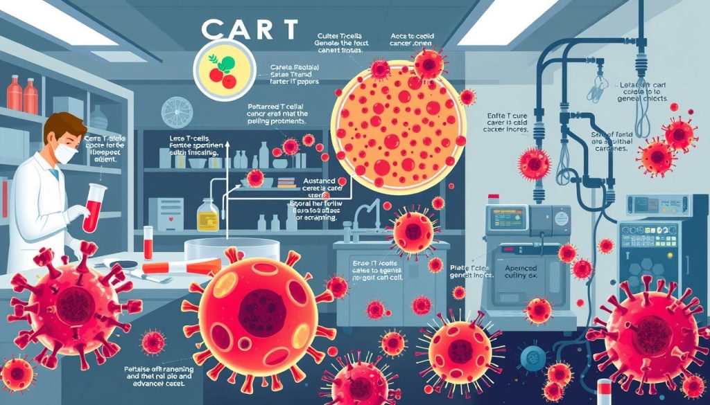 CAR T cell therapy process