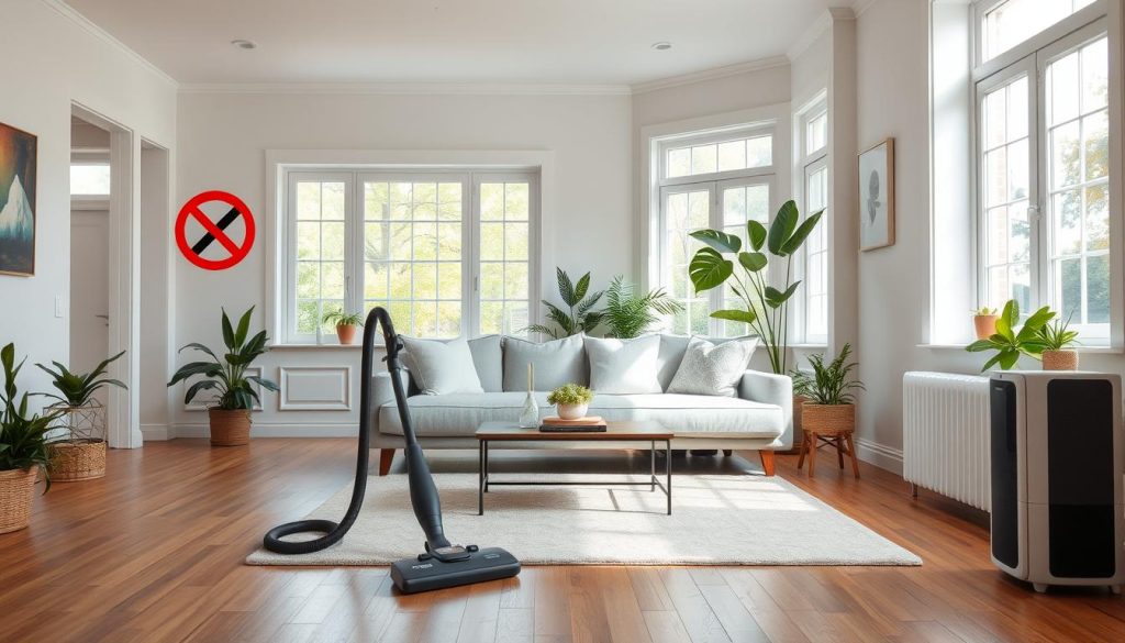 Clean environment for allergy