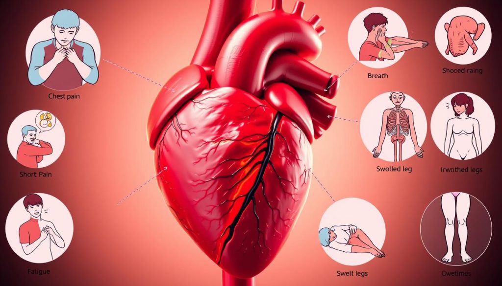 Common symptoms of cardiovascular heart disease