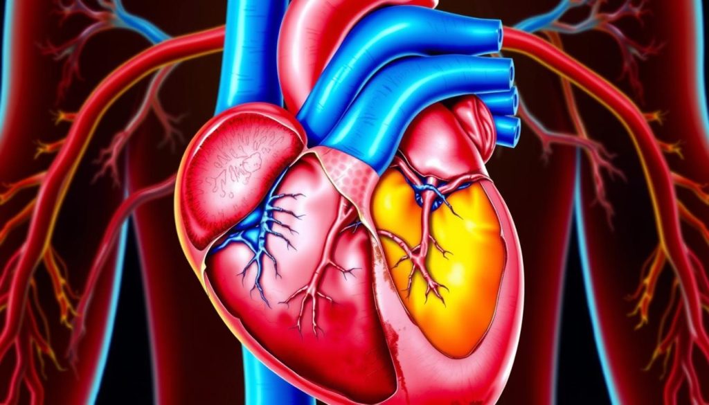 Congenital heart defect diagram