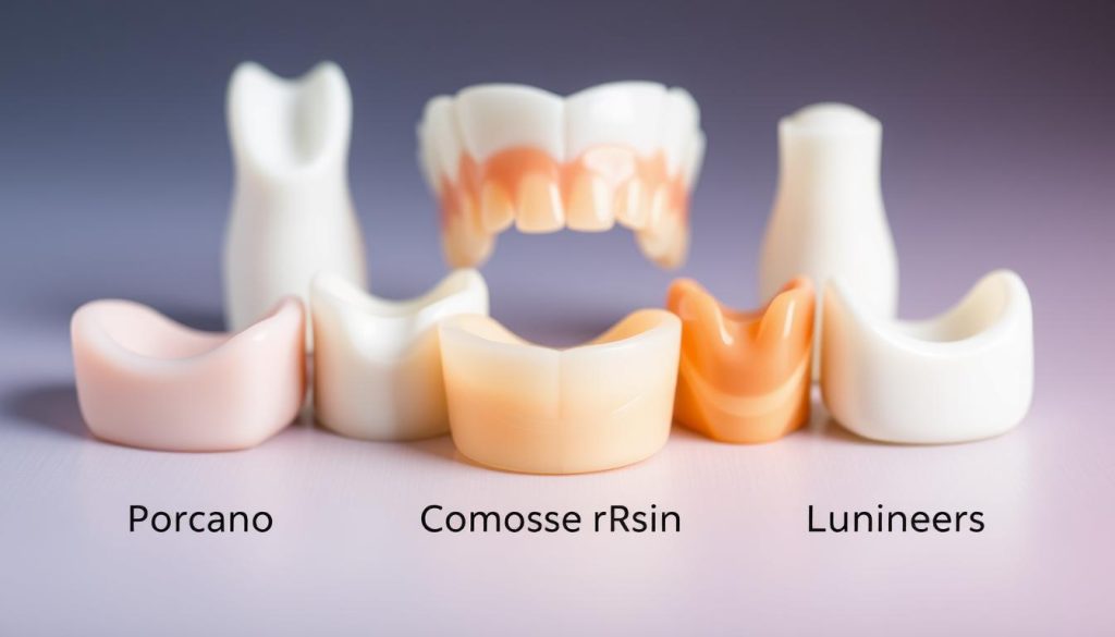 Different types of dental veneers