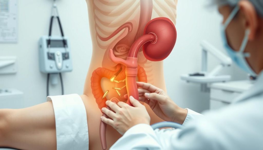 Digital rectal exam procedure