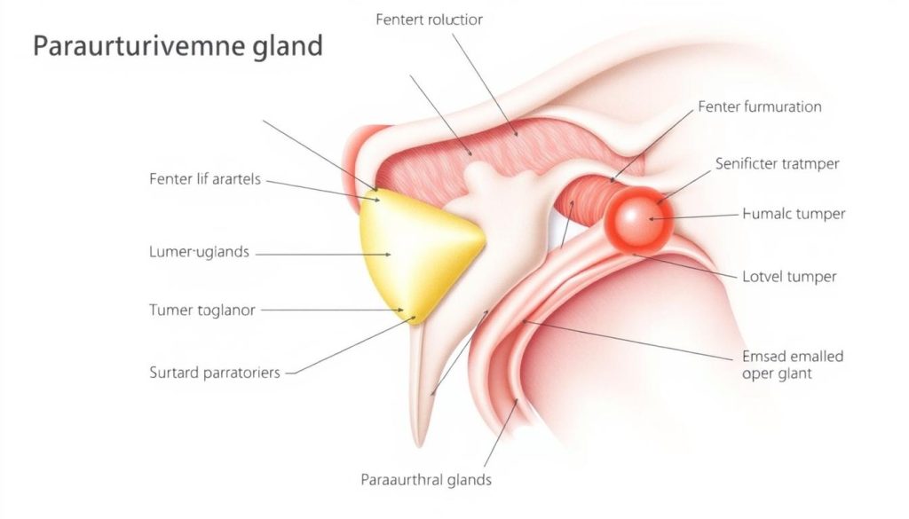 Female paraurethral gland tumor diagram