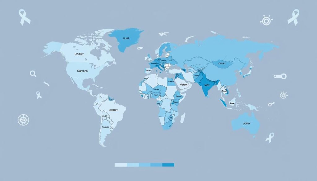 Global prostate cancer incidence rates