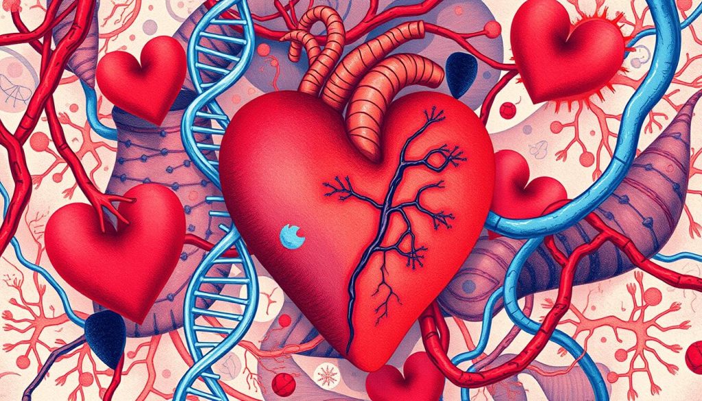 Hereditary heart defects genetic components