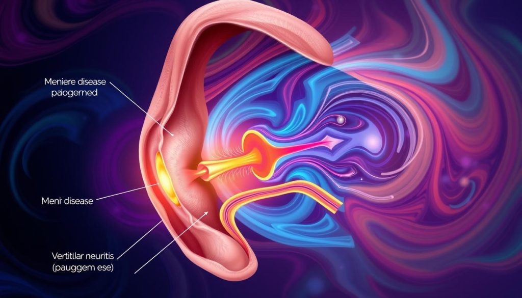 Inner ear disorders causing vertigo