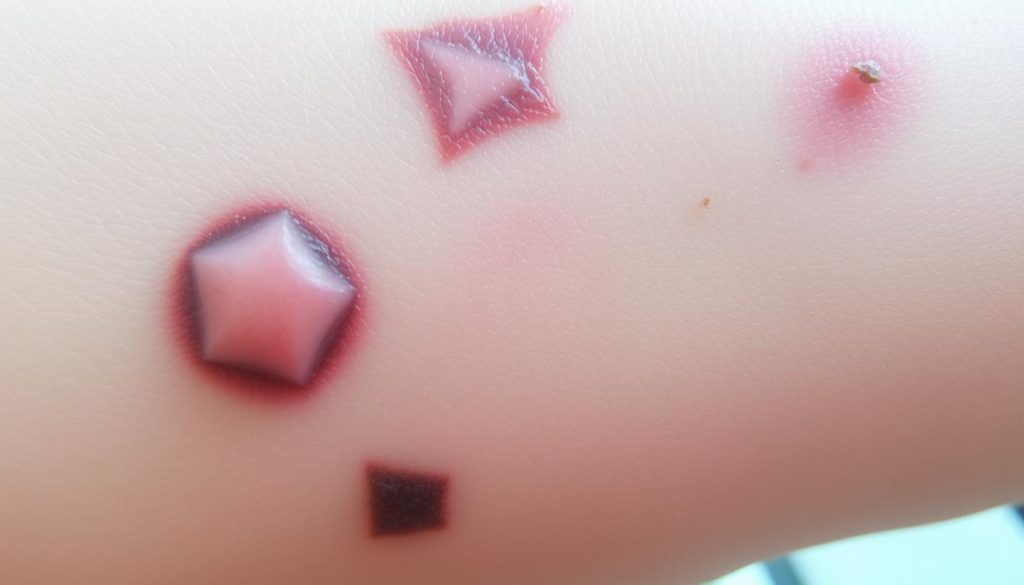 Mole asymmetry and melanoma