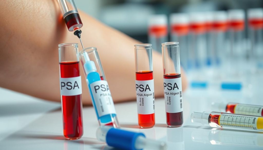 PSA test blood screening