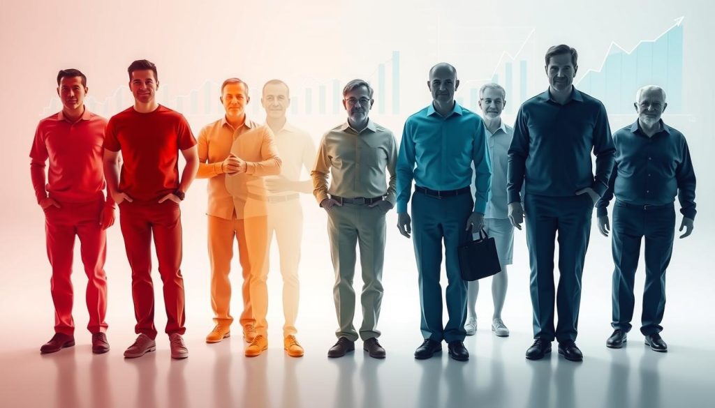 Prostate cancer demographics by age