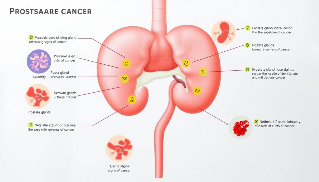 Prostate cancer diagram