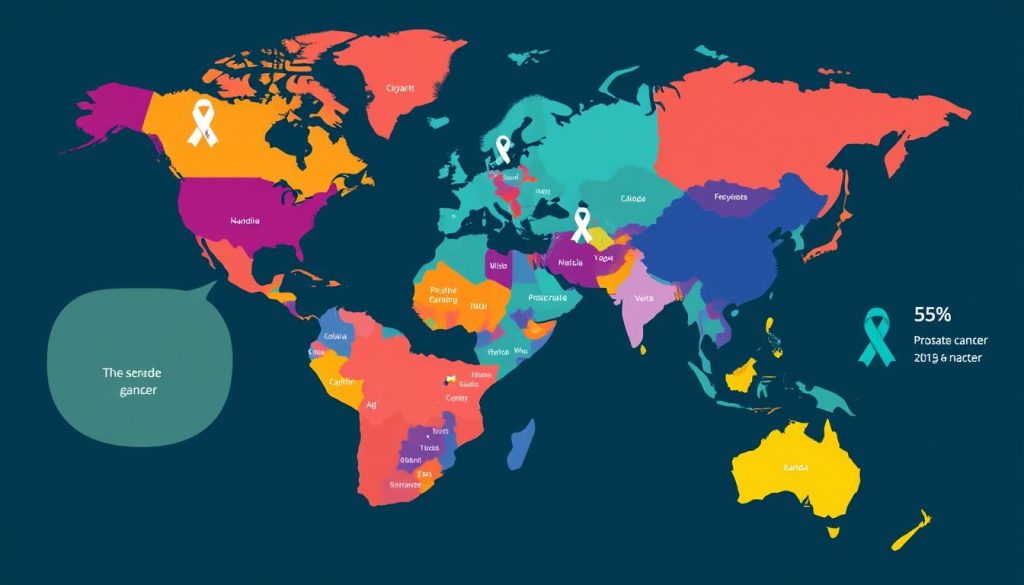 Prostate cancer prevalence data worldwide