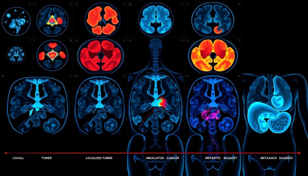 Prostate cancer stages imaging