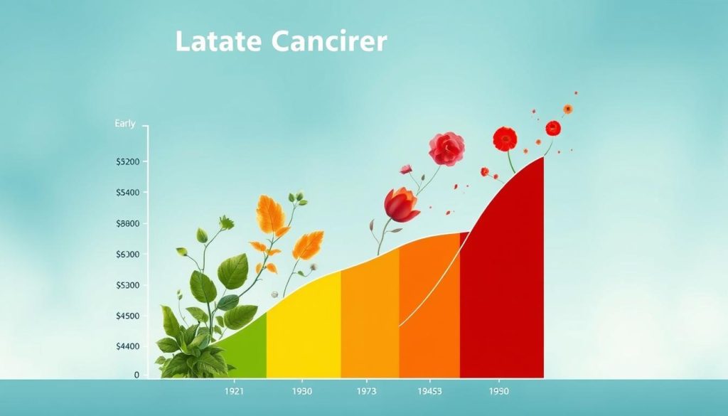 Prostate cancer survival rates by stage