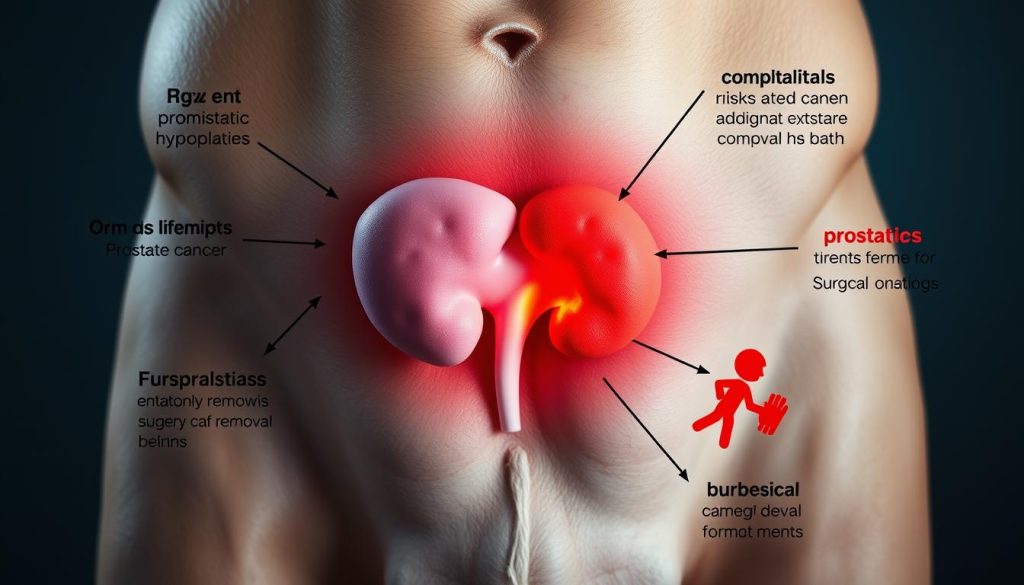 Prostate removal risks