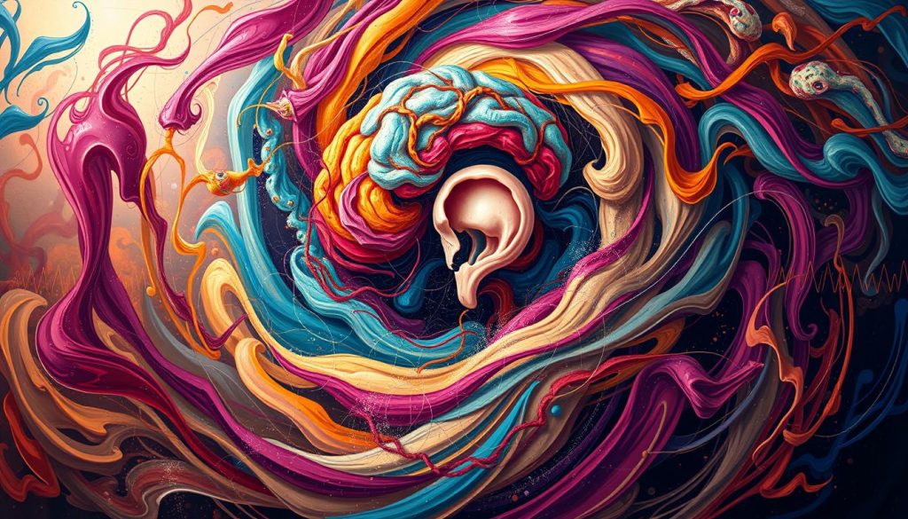 Stress-induced vertigo physiological response