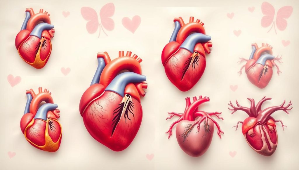 Types of heart defects in infants