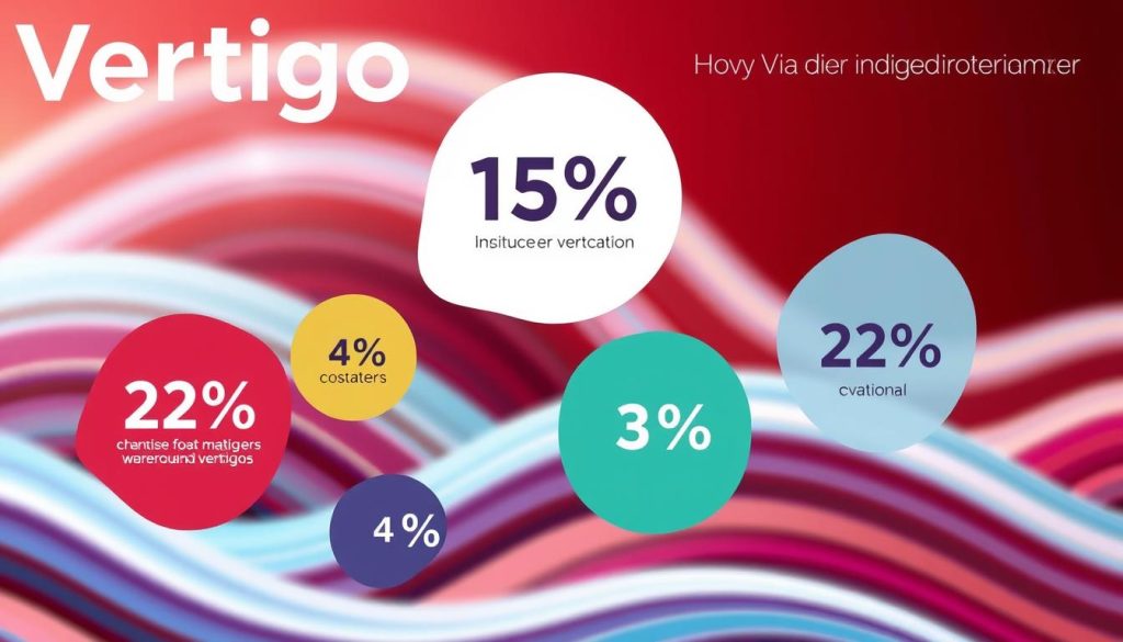 Via-induced vertigo statistics