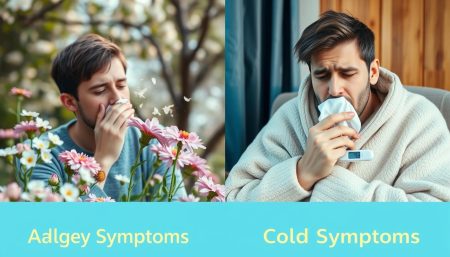 allergies vs cold symptoms