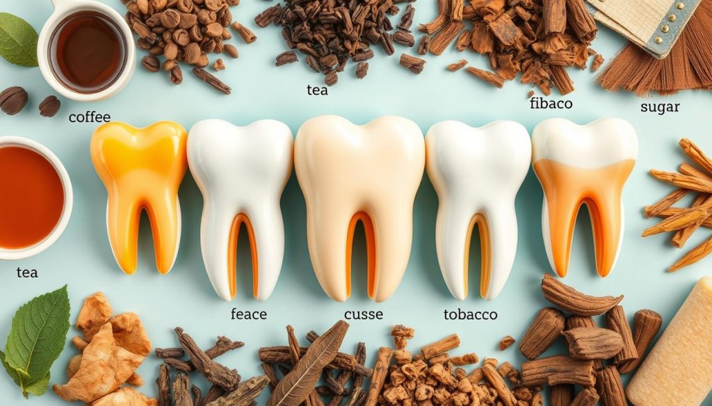 causes of teeth discoloration