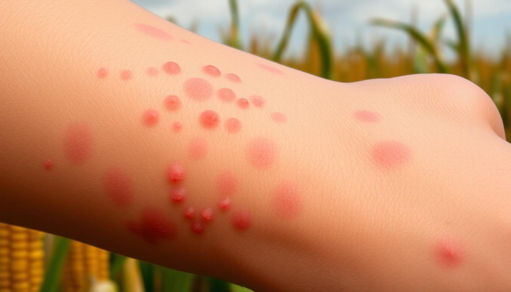 corn allergy symptoms