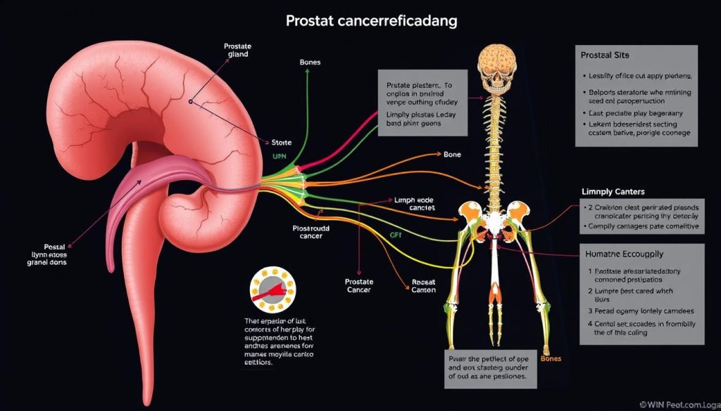 does prostate cancer spread
