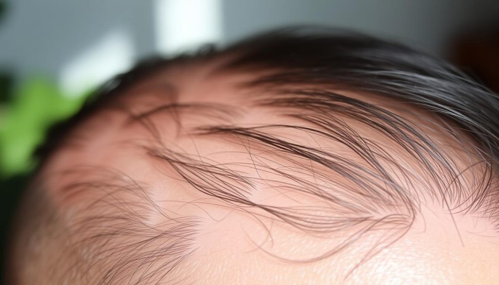 early signs of hair loss