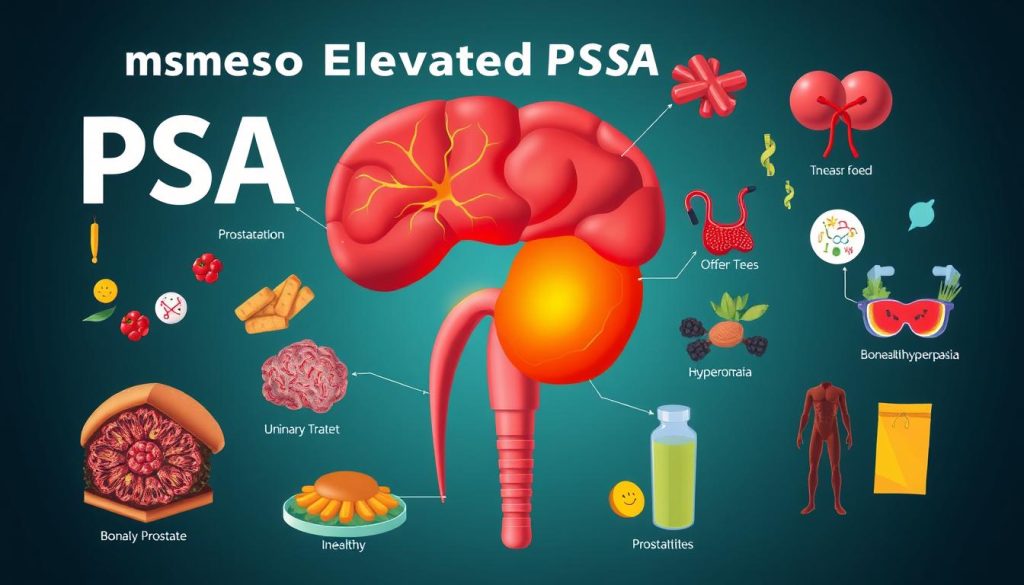 elevated psa causes
