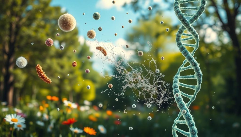 environmental allergens and genetic factors in allergies