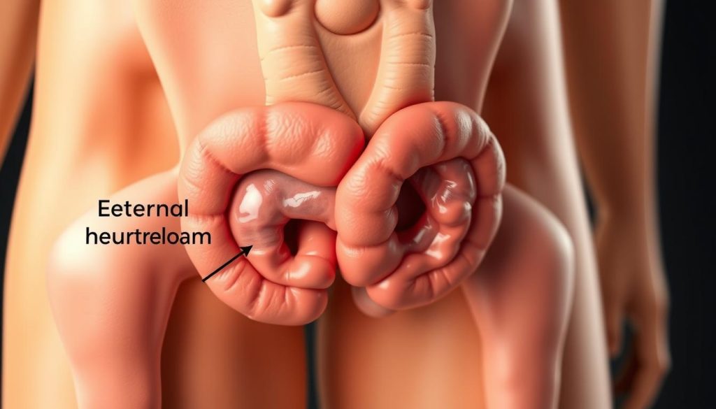 hemorrhoid visual symptoms
