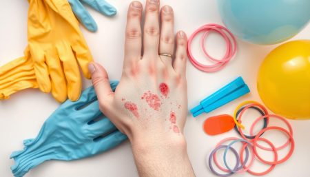 latex allergy symptoms