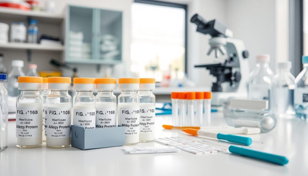 milk protein allergy testing