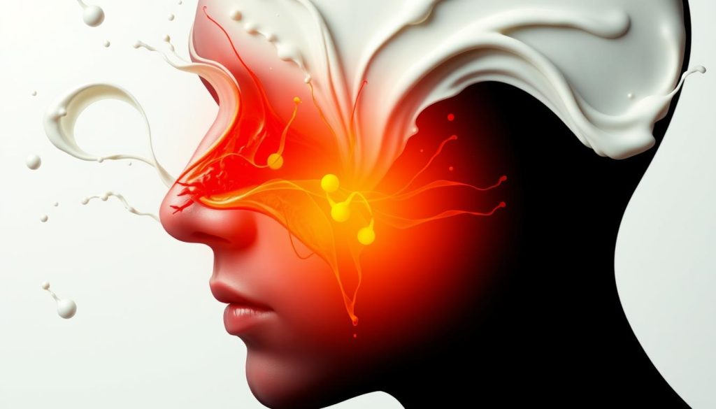sinus issues from dairy allergy