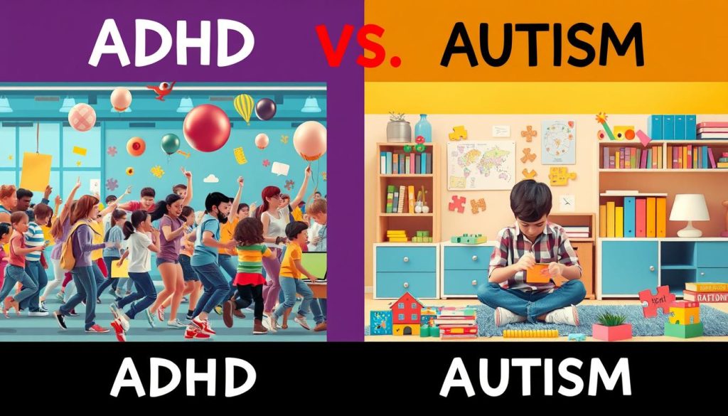 ADHD and autism differences