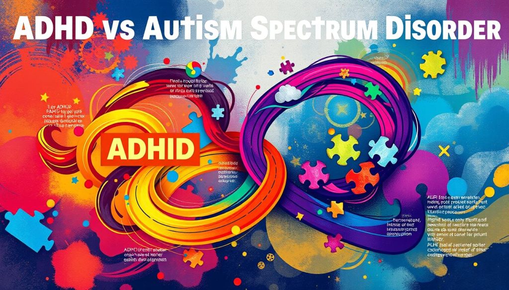 ADHD and autism spectrum disorder comparison
