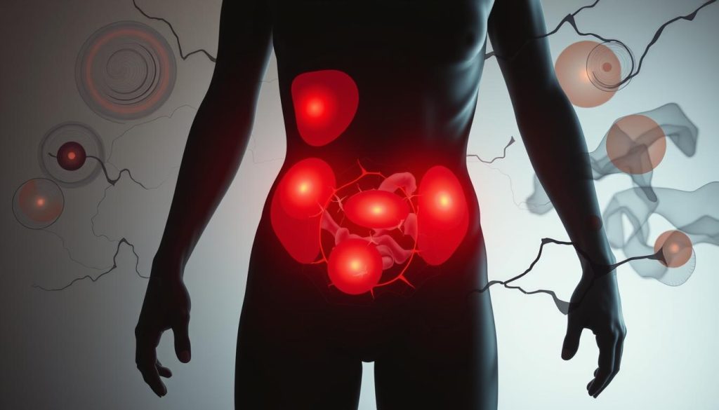 Abdominal pain patterns in colon cancer