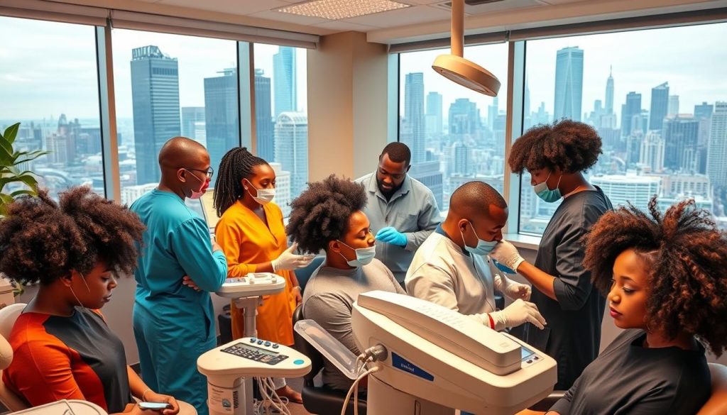 Afro Caribbean hair transplant in NYC