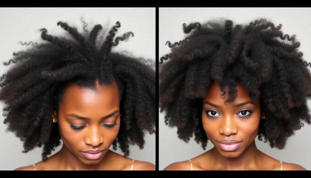 Afro hair transplant results