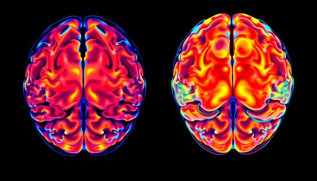 Autism brain scan comparison