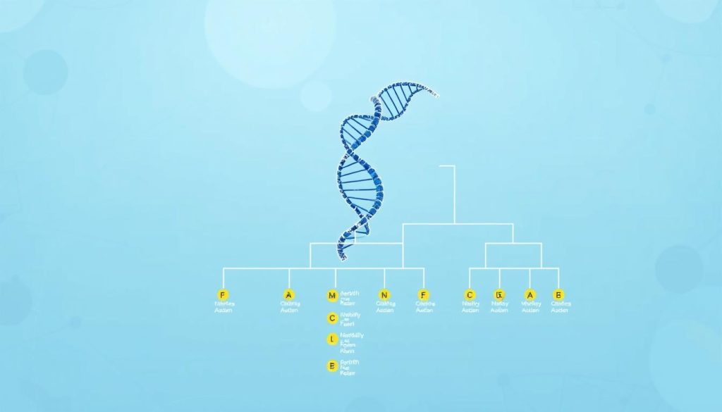 Autism heritability genetic diagram