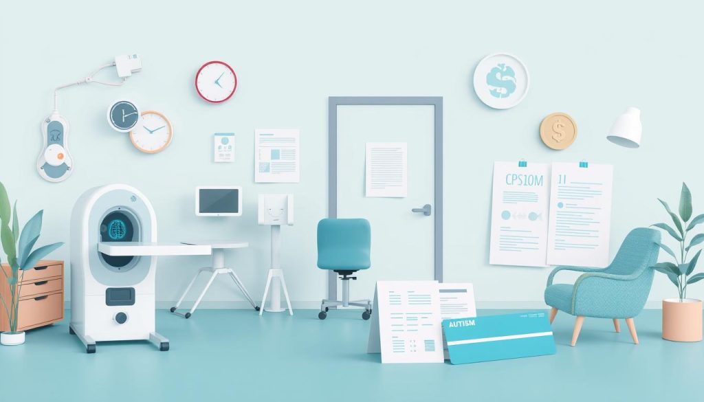 Autism testing process cost coverage