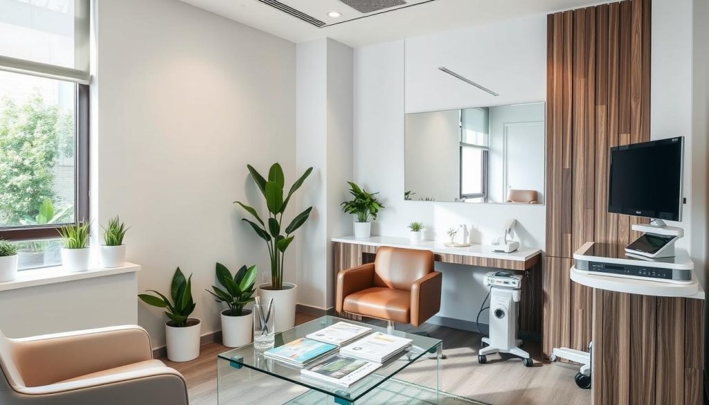 Best beard hair transplant clinic consultation room