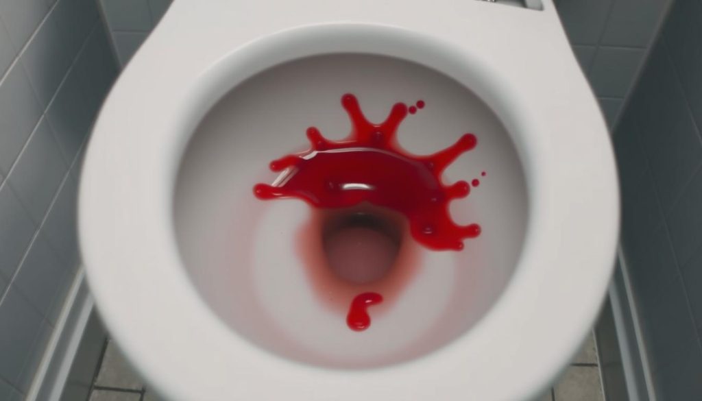 Blood in stool as a colon cancer warning sign