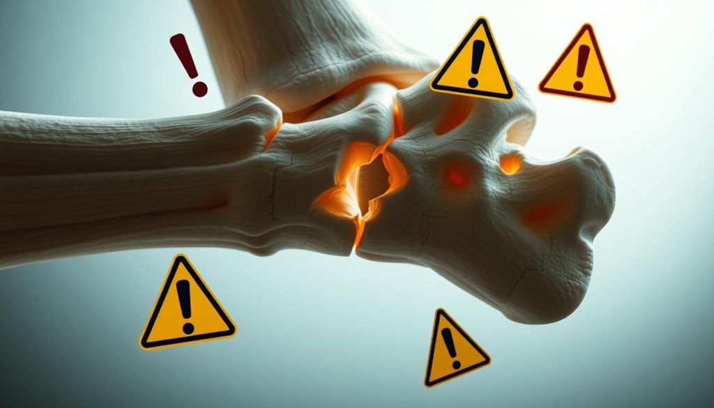 Bone fractures as warning signs