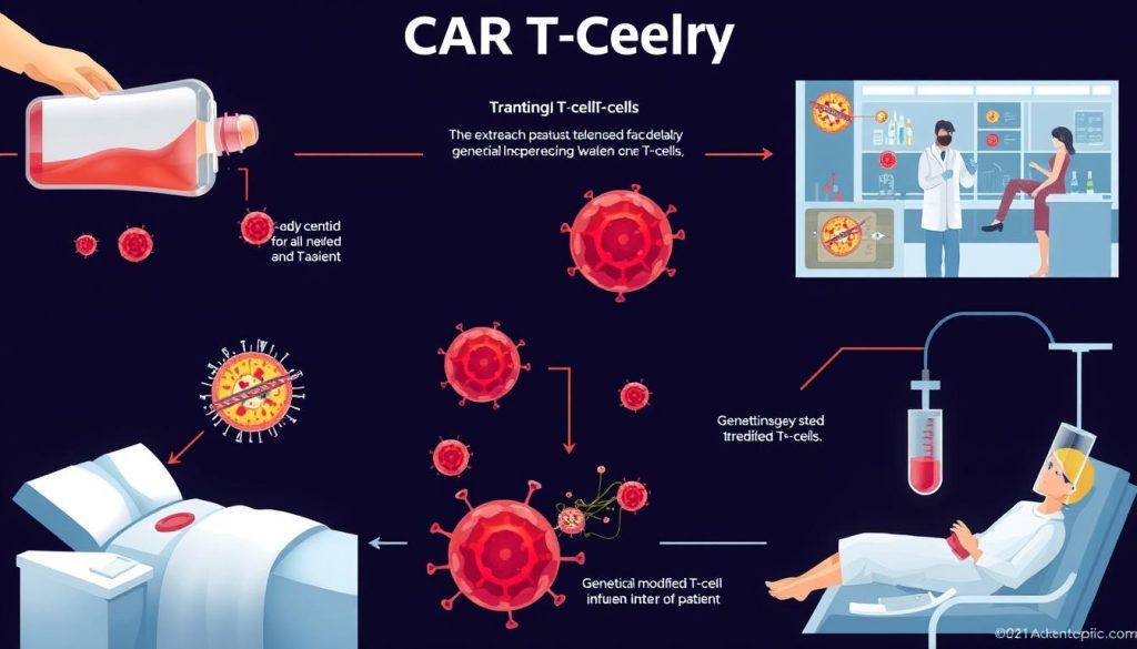 CAR T-cell therapy process