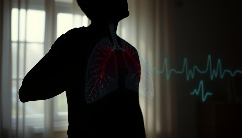Chest pain as a sign of lung cancer